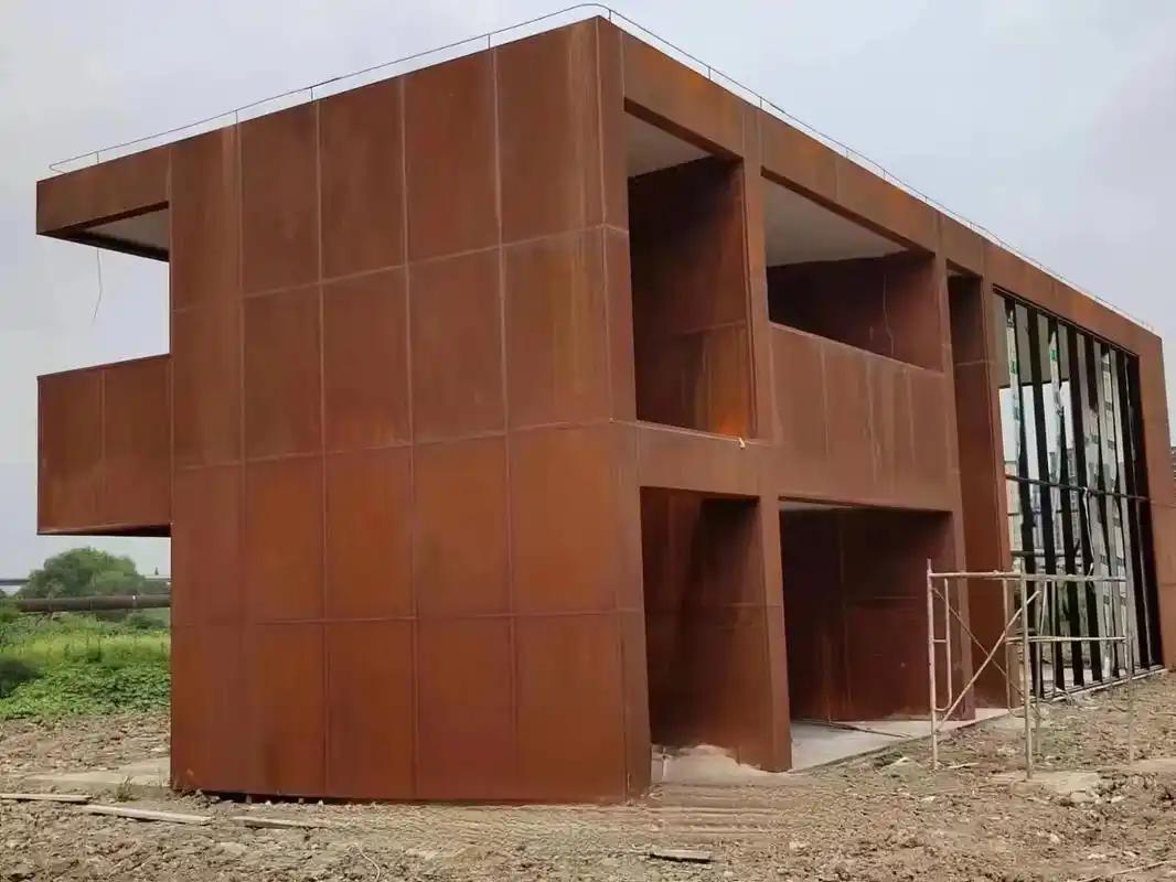 东方华侨农场耐候钢板幕墙