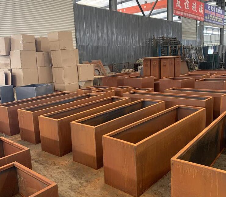 东方华侨农场耐候钢板花箱